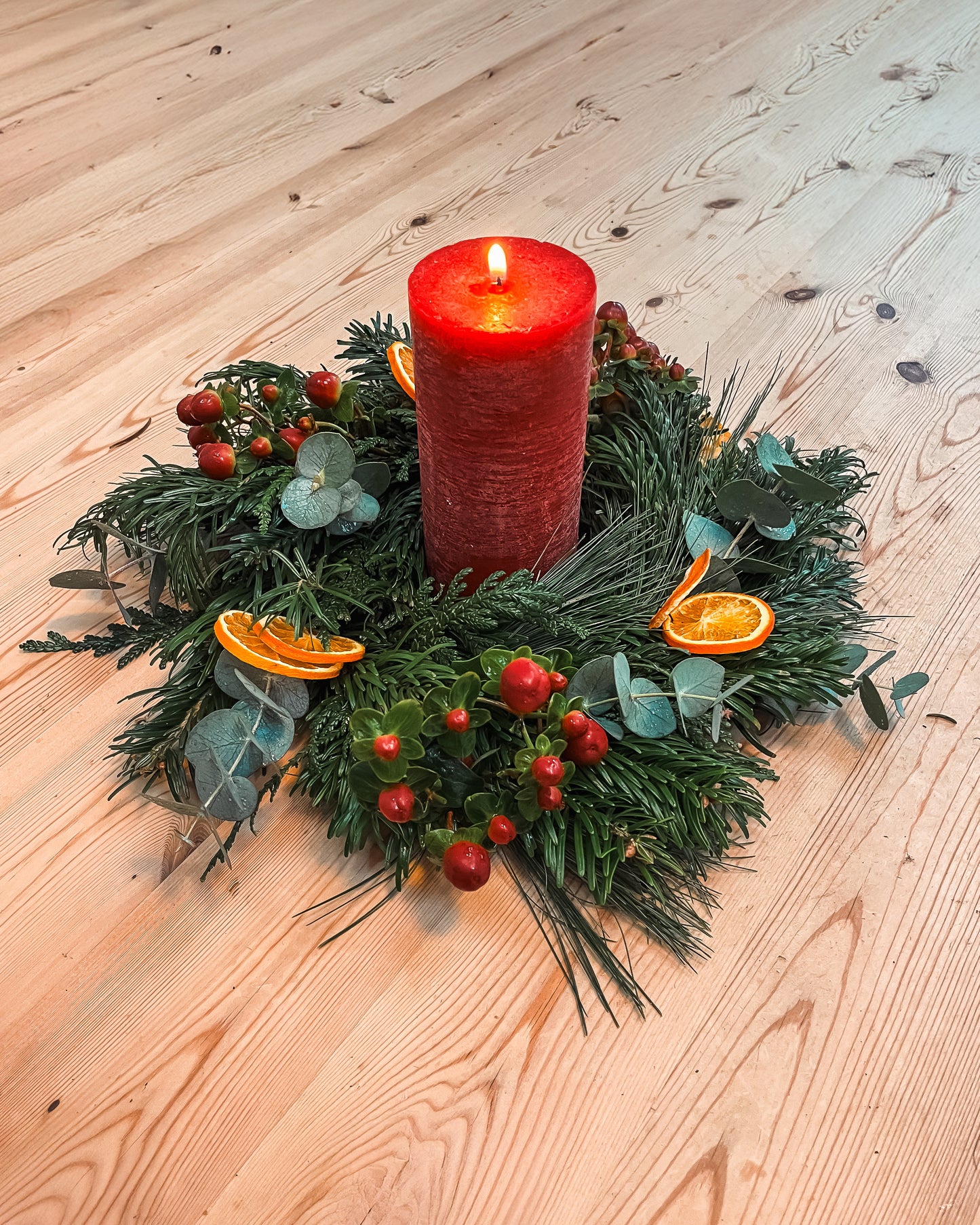 Christmas centre piece wreath