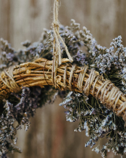 Cottage style wreath