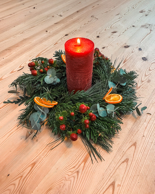 Christmas centre piece wreath