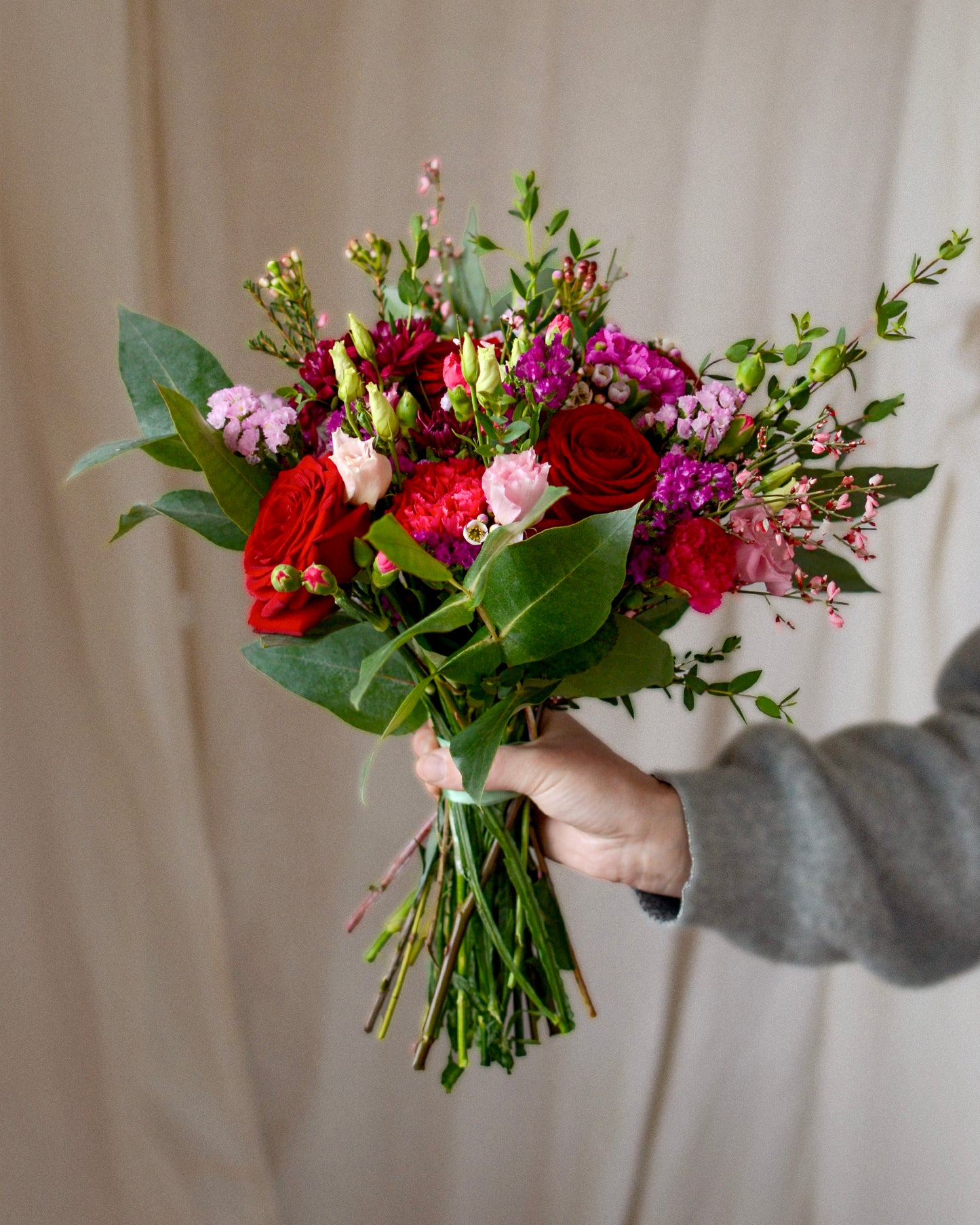 Valentines Bouquet - Cherry Reds